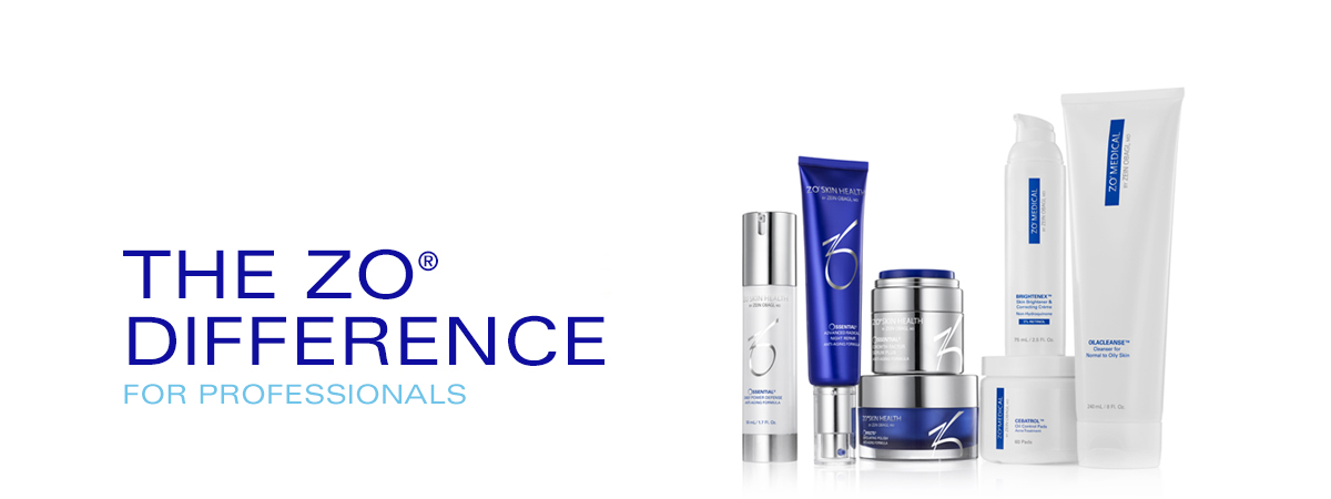 Dr. Obagi's Zo collection for professionals available at Azura Skin Care Center - Cary, NC