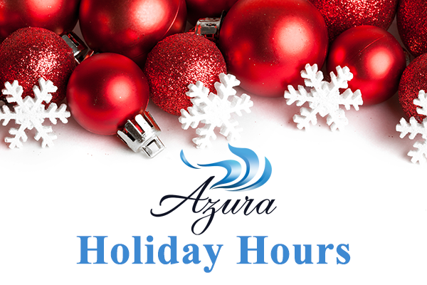 Holiday 2016 Hours at Azura Skin Care Center