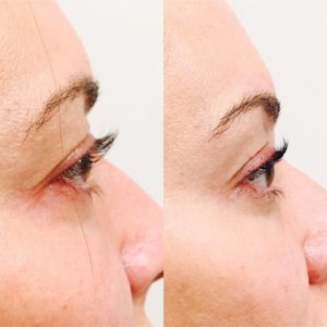 Our eyelash curling treatment lasts up to three months!