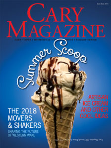 Cary Magazine names their 2018 "Movers & Shakers" in the June-July print issue.