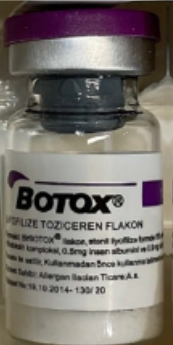 Counterfeit Botox Bottle